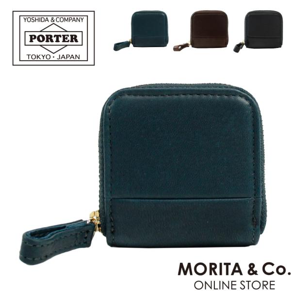 ポーター ワイズ コインケース 341-01321 PORTER WISE ミニ財布 メンズ ブランド レディース 本革 吉田カバン 小銭入れ 牛革