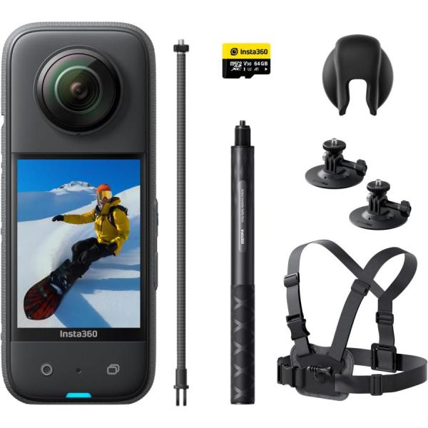 Insta360 X3 スキー撮影セット / 360度 アクションカメラ インスタ360