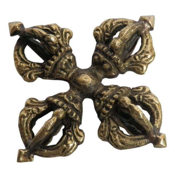 仏具 ネパール仏具 ビッソ・ヴァジュラ(ダブルドルチェ）2 : アジア