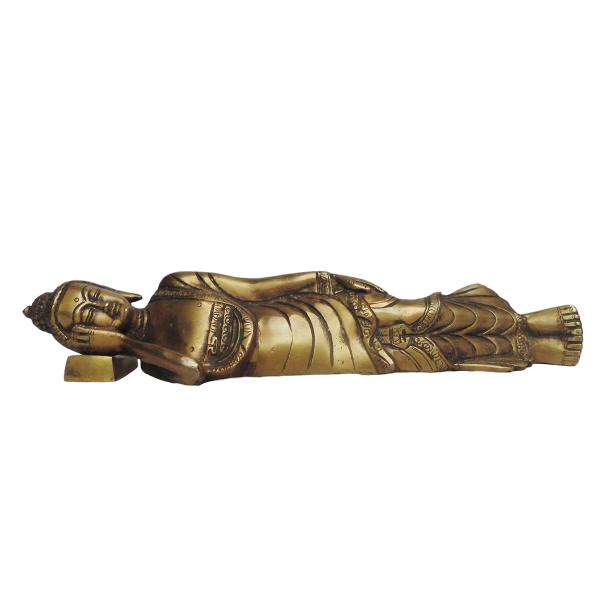 仏像 涅槃像(スリーピング・ブッタ)3 : アジア雑貨ビンゴ - 通販