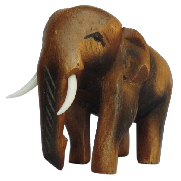 木彫り アジアン雑貨 ゾウさんの木彫り8 : アジア雑貨ビンゴ - 通販