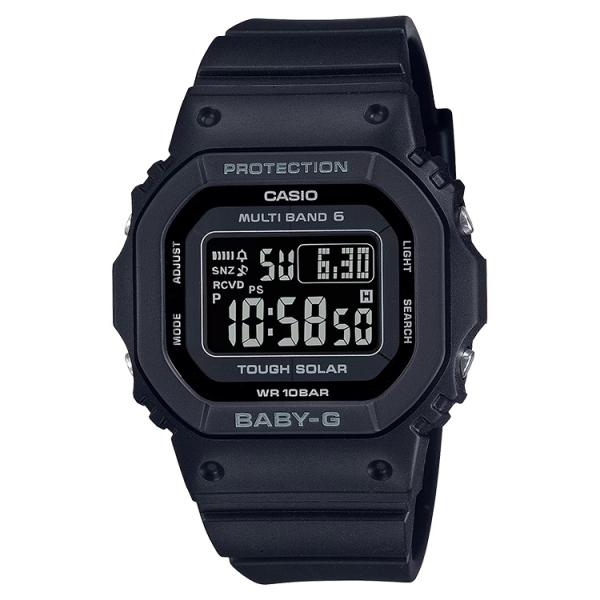 BABY-G ベビーG 電波ソーラー スクエア デジタル ブラック BGD-5650