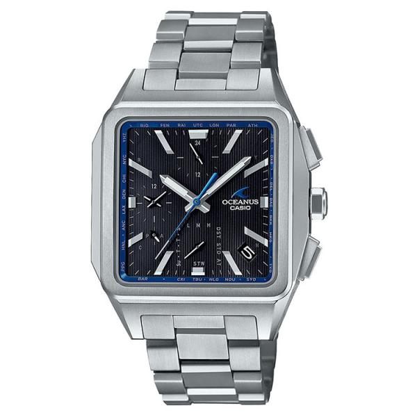 �I�V�A�i�X OCEANUS �p�`�P�[�X ���o�C�������N �d�g�\�[���[ �`�^���o���h OCW-T5000-1AJF CASIO �J�V�I �r���v �����Y