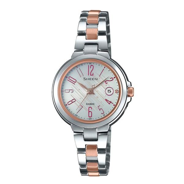 オシャレなコンビ☆カシオ CASIO SHEEN レディース時計 ソーラー電波 楽天市場】【電池交換不要】 カシオ 腕時計 CASIO 時計 シーン