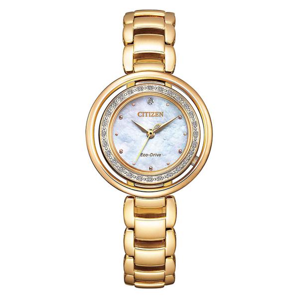 美品 箱付 シチズン エル 腕時計 エコドライブ ソーラー ホワイト文字盤 稼動 CITIZEN シチズン コレクション 腕時計 エコ・ドライブ ソーラー