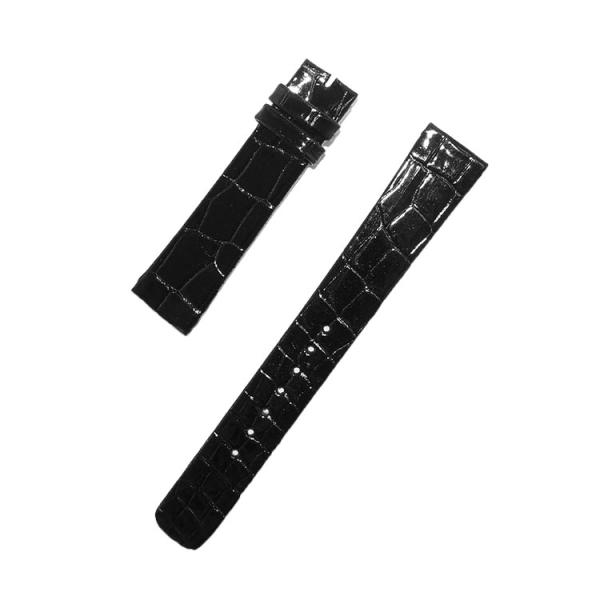 セイコー クレドール レザーベルト クロコダイル型押し 22mm 純正品 CREDOR お取り寄せ セイコー SEIKO クレドール 紳士用 純正バンド 黒