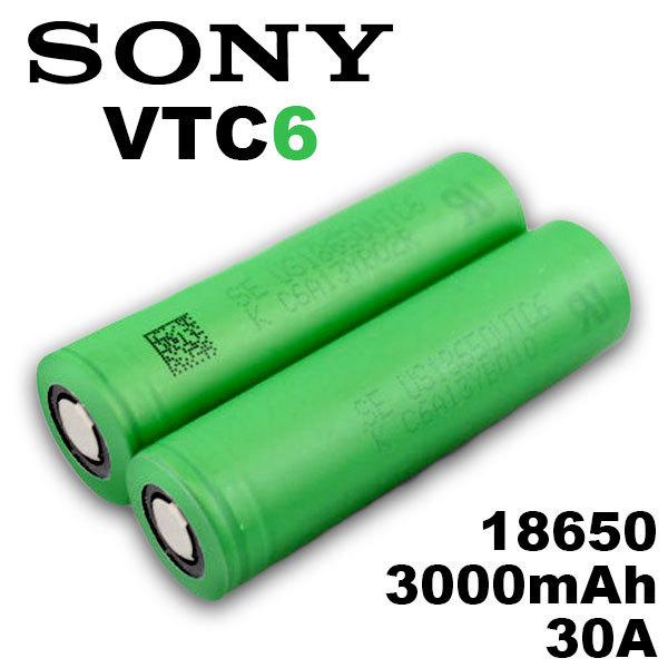 ベイプ　18650 SONY（ソニー） リチウムイオン電池 バッテリー 18650 Sony VTC6