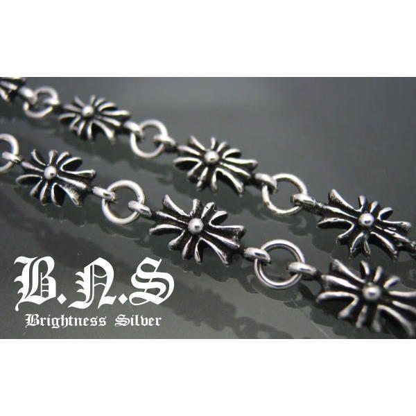 ゴシッククロスリンクチェーンネックレス 50cm シルバー925