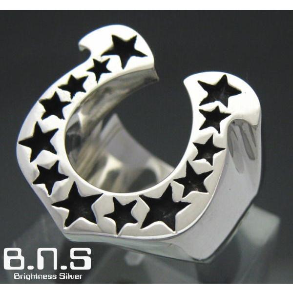 馬蹄の指輪 ホースシューリング シルバー925(メンズ レディース