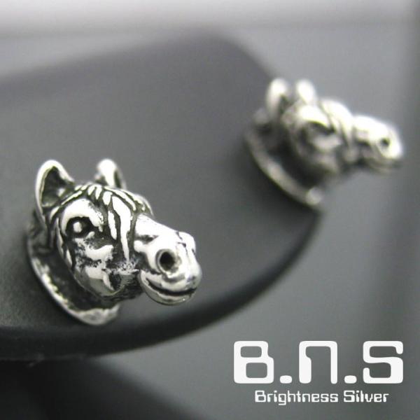 銀の駿馬 ホースピアス 片方販売 シルバー925 (馬、競馬、サラブレッド