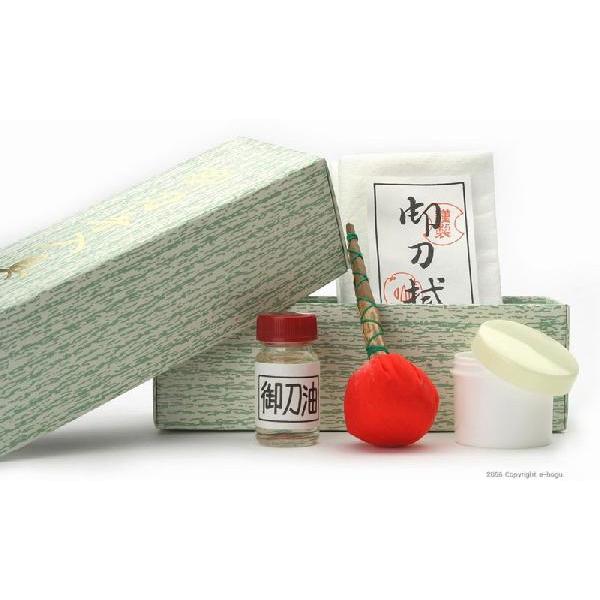 打粉・油・刀拭紙三点セット外箱：長さ17cm ｘ 幅6cm ｘ 深さ5cm