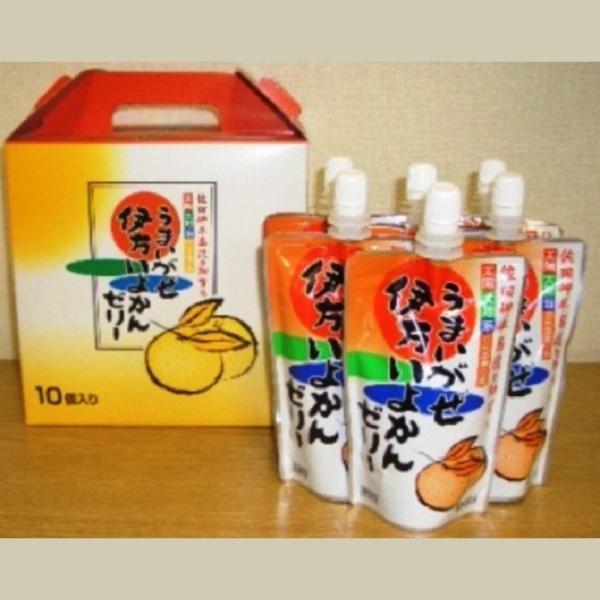 (株)クリエイト伊方　うまいがぜ伊方いよかんゼリー　10個セット 愛媛／ゼリー／セット／みかんゼリー／お土産／プレゼント／