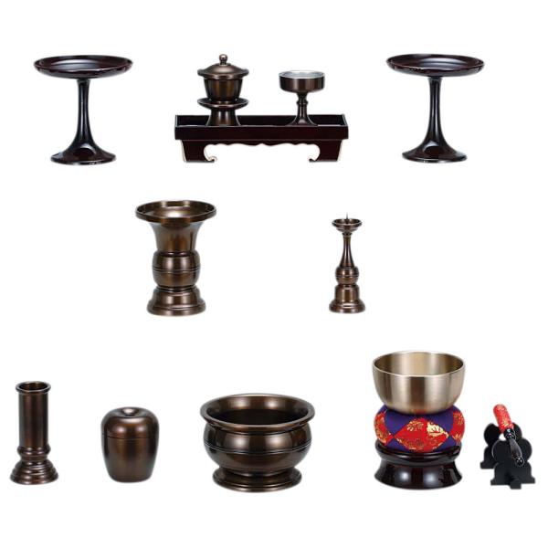 仏具・伝統型仏具 16点セット（3.0寸）【メーカー取寄品】 : 仏壇