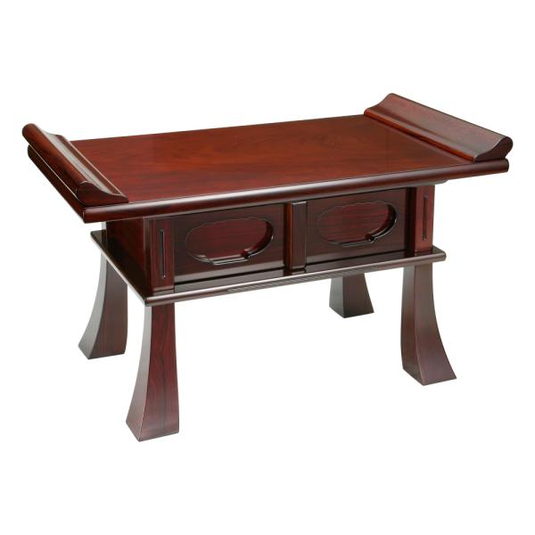 経机・おちつき経机 紫檀（20号）【メーカー取寄品】 : 仏壇・仏具の