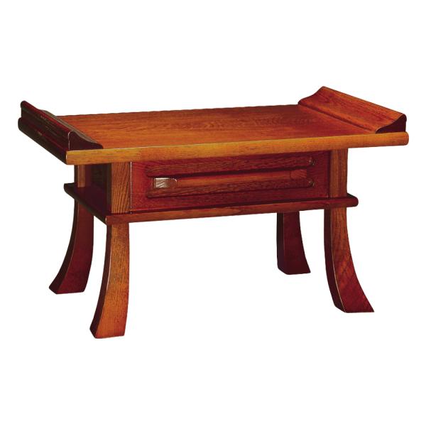 経机　横幅60cm 経机 仏具 紫檀調・黒檀調・ケヤキ調 20号 幅60cm 仏具 仏壇机