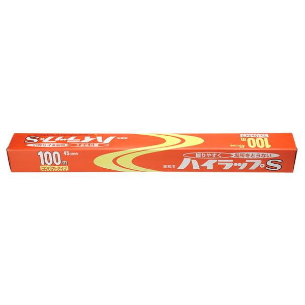 キッチンラップ ハイラップ Sワイド 100(塩ビ)V-45-100 45cmx100m 30本