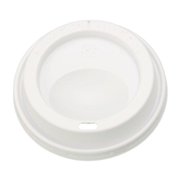 紙コップ蓋 トーカン SMP-340E-F ドリンキングリッド 白 口径84.8mm 50個