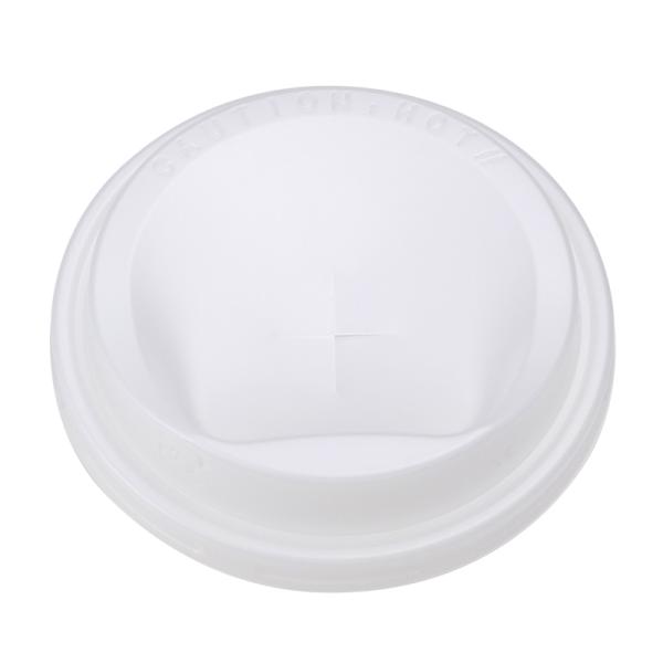 紙コップ蓋 トーカン SMT-400-F PS(N) X穴あき半透明フタ 口径84.6mm