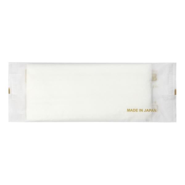 ■商品コード:5028916■ご注文単位:100枚■サイズ:190mmx230mm(開いたサイズ)■素材:紙質/パルプ不織布(FSC認証)　　　:フィルム/再生PET入　環境配慮を意識した袋入りおしぼりです。柔らかな肌ざわりの不織布はFSC...