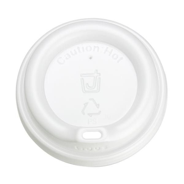 ■商品コード:5501903■ご注文単位:100個■サイズ:Φ80mm■材質:PS(ポリスチレン)テイクアウトに欠かせない、紙コップ用蓋Lid US トラベラーリッド白蓋です。直径80mmの紙コップにお使いいただけます。ドーナツのような形が...