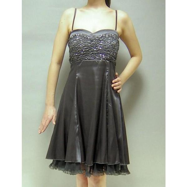 ドレス スパンコールシャーリング 高級サテン パーティードレス グレー ワンピース 結婚式 二次会 ドレス パーティー 謝恩会 フォーマルドレス ミニ Ra6 01 チェリッシュ 通販 Yahoo ショッピング