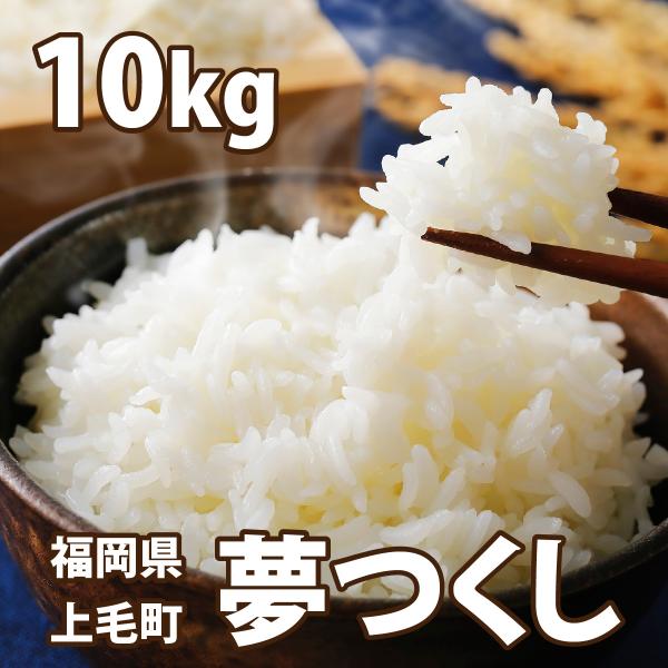 新米 こめ 令和7年産夢つくし 福岡県上毛町産 10kg（5kg x 2袋）