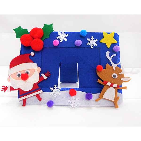 クリスマス手作り工作キット フェルトフォトフレーム No クリスマスグッズ専門店 通販 Yahoo ショッピング
