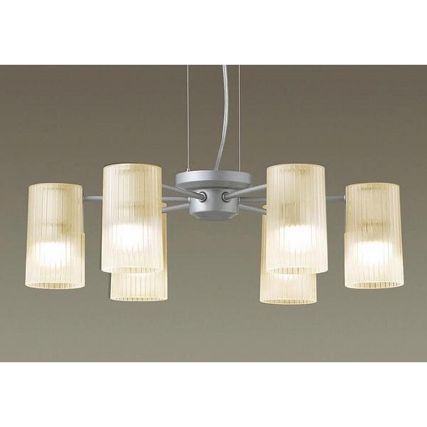 シンプル ６灯 シャンデリア　パナソニック Panasonic パナソニック 吹き抜け用シャンデリア 〜6畳 シルバー