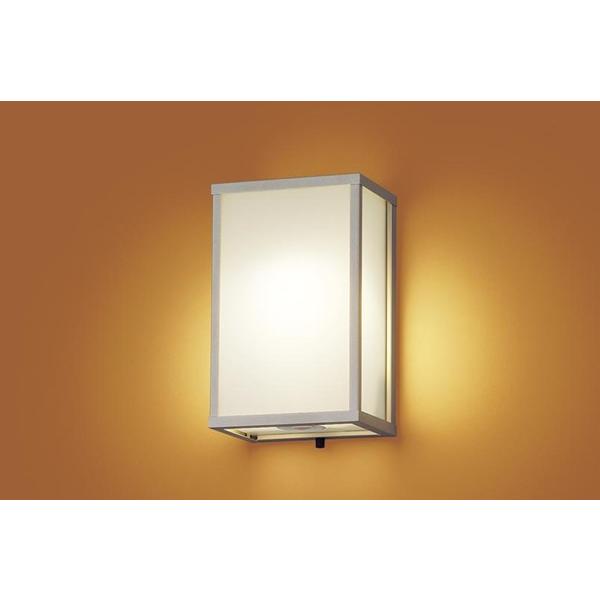 LGWC85086F PANASONIC [LEDポーチライト(電球色)] Panasonic（パナソニック） 和風ポーチライト センサー付 プラチナ LED
