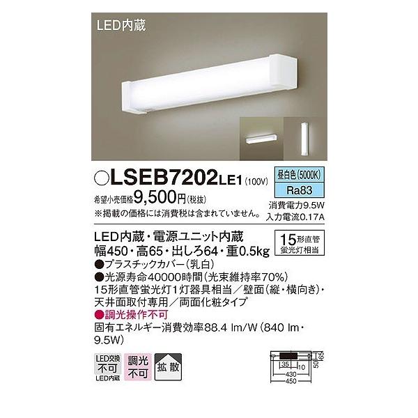 新品未開封 Panasonic LEDミラーライト NNN13205LE1 2台 Panasonic（パナソニック） 【大幅値下げ！】【即納・在庫品