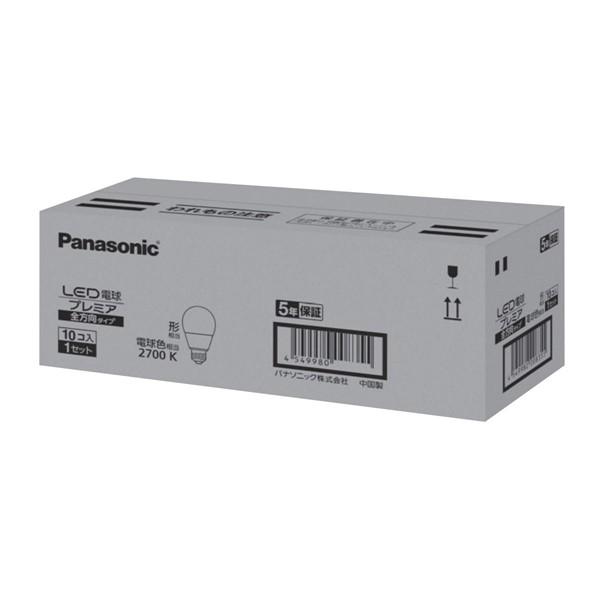 Panasonic パルックLED プレミア60形　10個入り Panasonic（パナソニック） パルックプレミア パルック LED電球