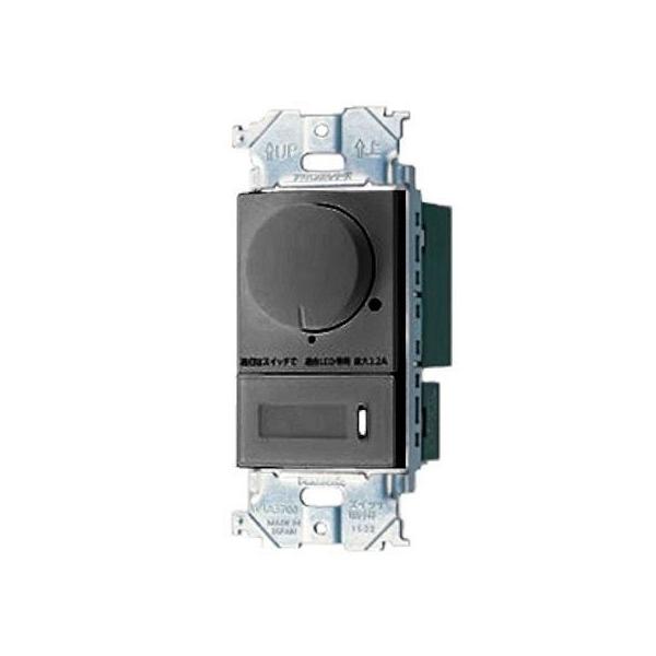 Panasonic LEDスイッチWTA 57583HKマットグレー 4個セット Panasonic（パナソニック） WTA57583HK LED埋込逆位相調光スイッチC