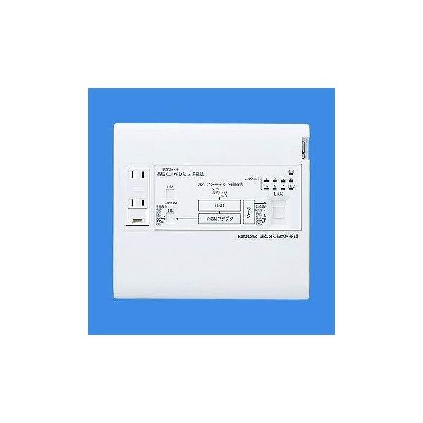 パナソニック WTJ5045K 宅内LANパネル まとめてねット ギガ ライト