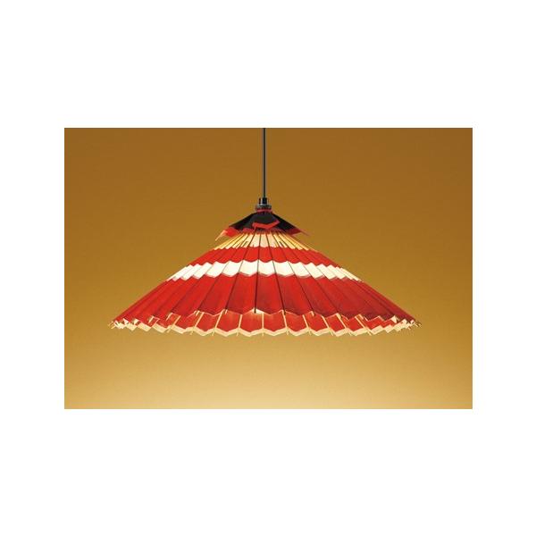 ODELIC（オーデリック） 和風ペンダントライト 赤 LED(電球色