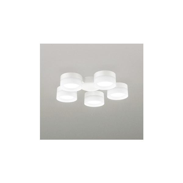 オーデリック シーリングファン用シャンデリア 〜6畳 ホワイト 5灯 LED(昼白色) WF298NR
