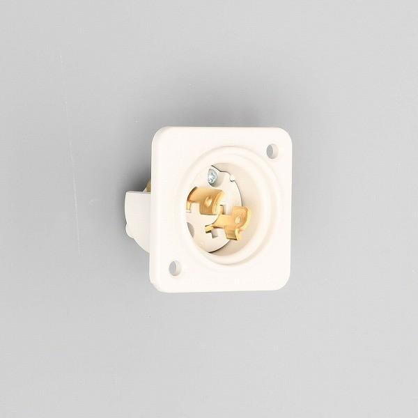 2125N アメリカン電機 引掛形 フランジインレット 2P 15A 250V