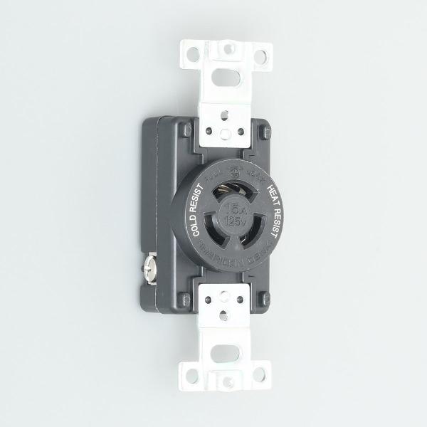 3110-HC アメリカン電機 引掛形 耐熱・耐寒埋込コンセント 接地形2P 15A 125V