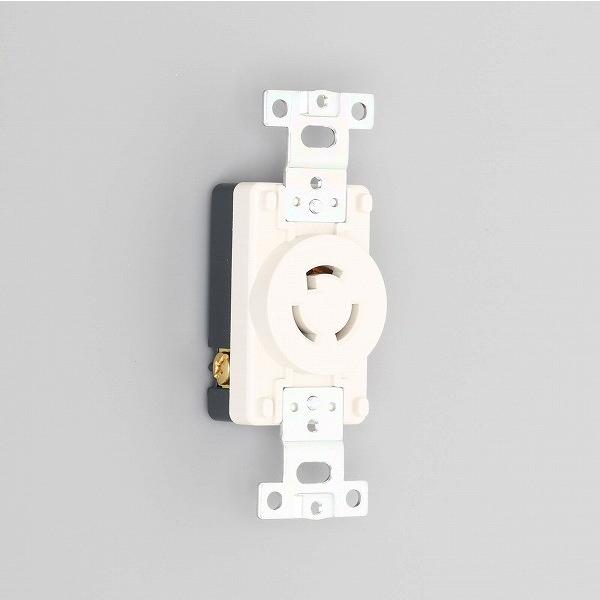 3110-L5-IV アメリカン電機 引掛形 埋込コンセント 白 接地2P 15A 125V