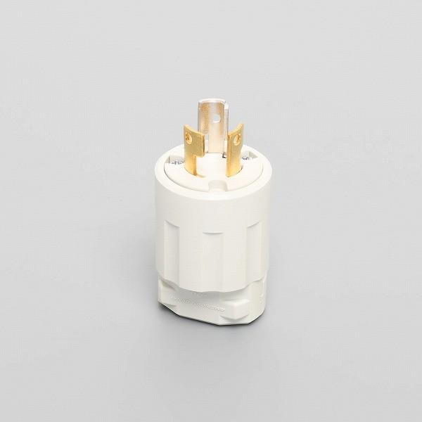 3112N-L5-IV アメリカン電機 引掛形 プラグ(ナイロンカバー） 白 接地2P 15A 125V