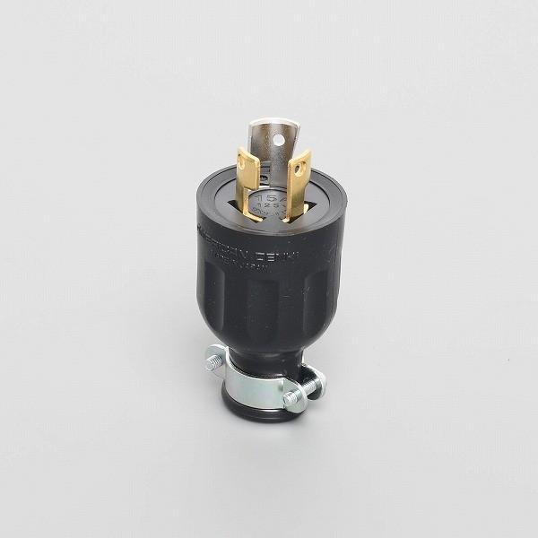 3112R アメリカン電機 引掛形 プラグ(ゴムカバー） 接地2P 15A 125V