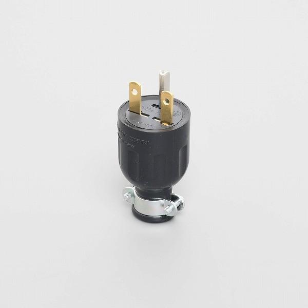 7122GR アメリカン電機 平刃形 プラグ(ゴムカバー） 接地2P 15A 250V
