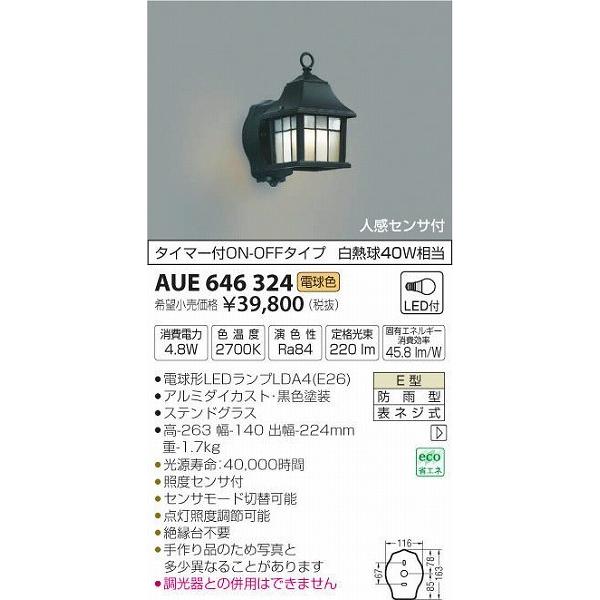 人気商品超目玉 目玉商品 KOIZUMI AUE646324：LEDランプ交換可能型