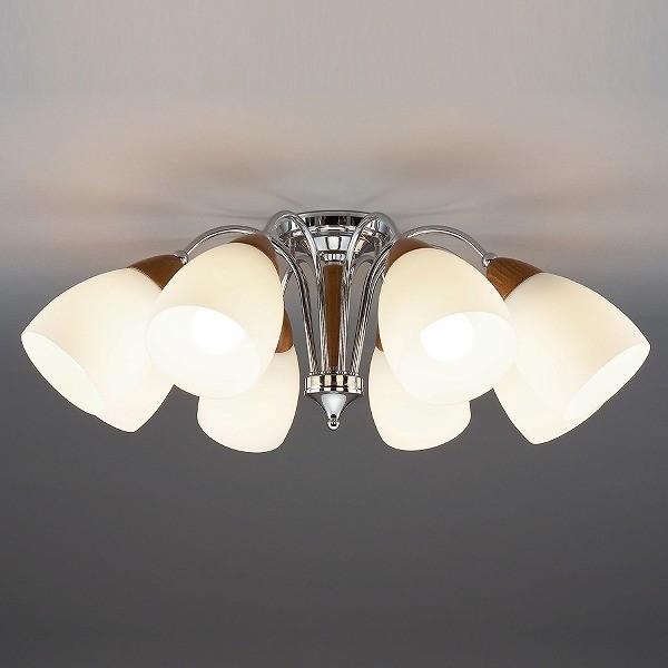 山田照明 CD-4326-L シャンデリア ウォールナット色 LED（電球色 
