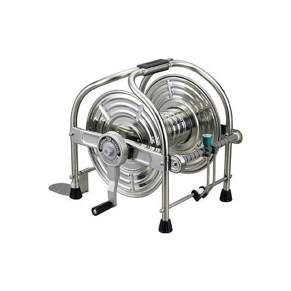 ハタヤ SLA-0 ステンレスホースリール 40m巻 本体【野田愛宕店
