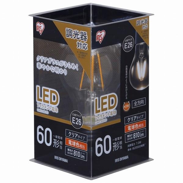 アイリスオーヤマ LED IRIS OHYAMA（アイリスオーヤマ） LDA7L-G/D-FC LEDフィラメント電球