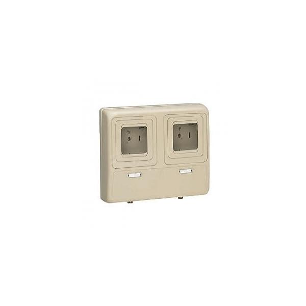 WP-3WJ-Z 未来工業 電力量計化粧ボックス 120A 2個用 ベージュ WP-3WJ-Z 未来工業 電力量計化粧ボックス 120A 2個用 ベージュ