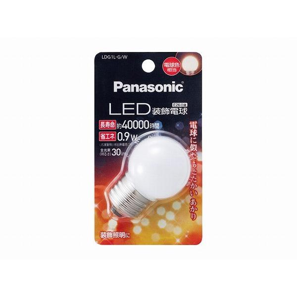 A232 Panasonic LED装飾電球 LDG1L-G/W 34個セット Panasonic（パナソニック） LDG1L-G/W LED装飾電球 電球色 30lm (E26