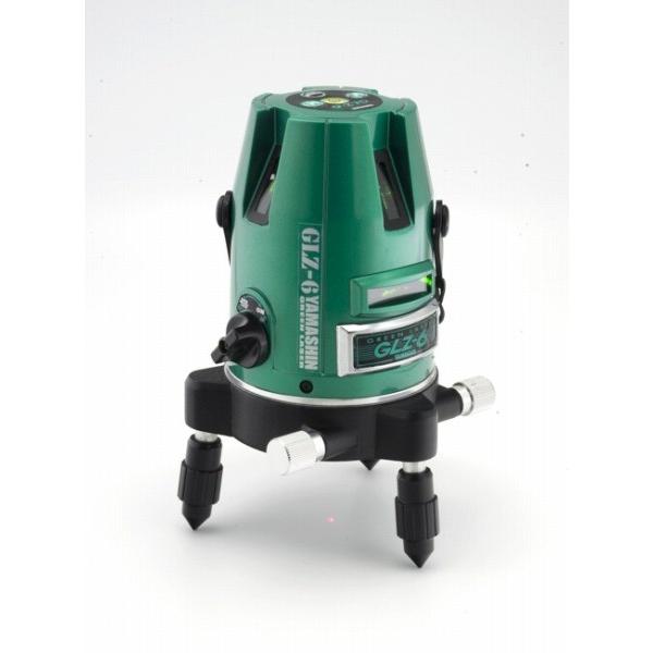 グリーンレーザー 墨出し器 GLZ-6-W 山真製鋸 （本体+受光器+三脚 