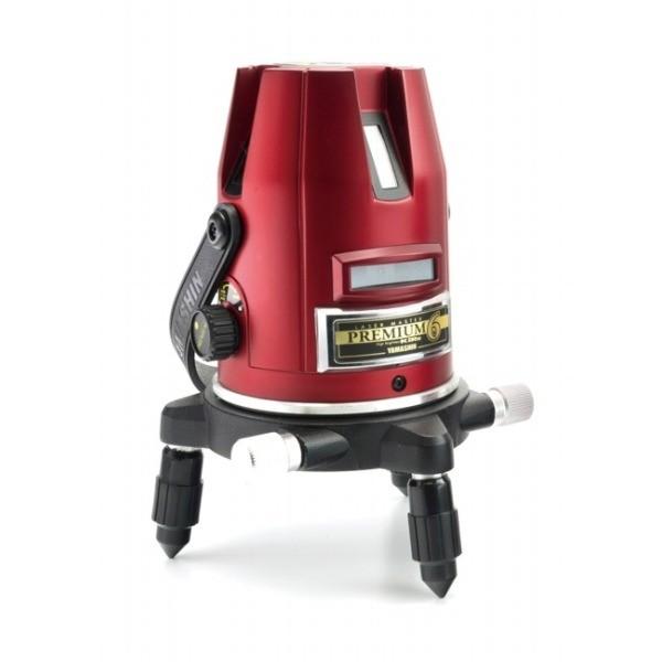 レーザー墨出し器 PM-6-W フルセット 山真製鋸 （本体+受光器+三脚