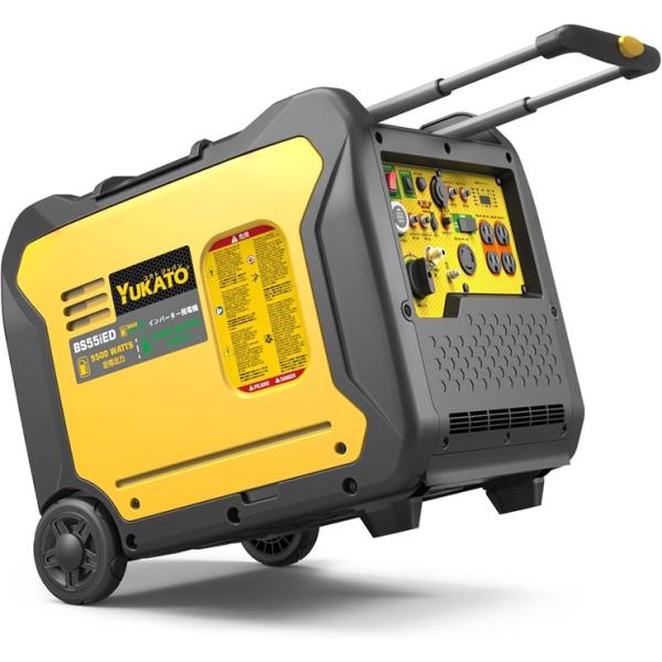 YUKATO ポータブル発電機 2500W インバーター 定格出力2.5kVA Amazon